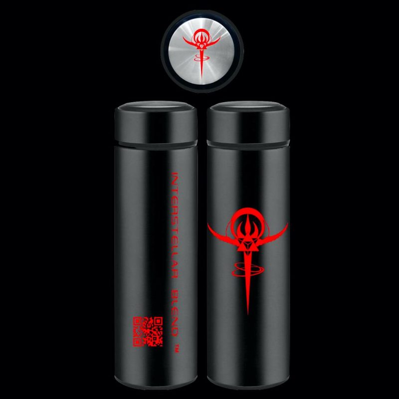 Black (Red Letters) Mug
